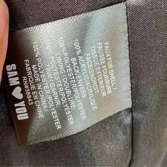 Sam edelman ombre faux fur coat Sz small - Picture 11 of 12